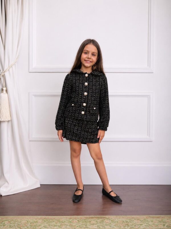 GRACE BLACK JACKET AND SKIRT